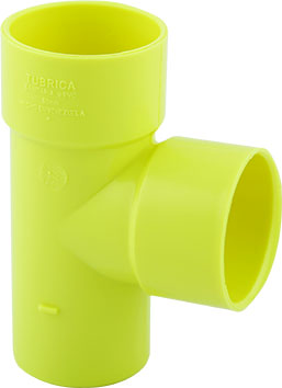 TEE PVC AGUAS NEGRAS 50MM EXCXC AMARILLO UNID TUBRICA