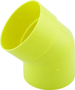 CODO 45° PVC AGUAS NEGRAS 50MM EXC AMARILLO UNID TUBRICA