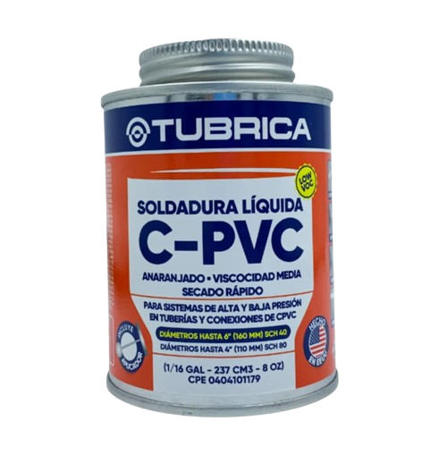 PEGA P/ SISTEMA CPVC PRES AC 1/16GL UNID TUBRICA