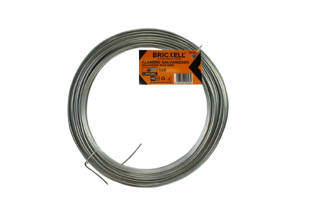 ALAMBRE DULCE GALVANIZADO #14 2.2MMx800GR UNID BRICKELL