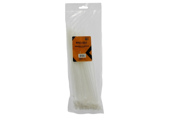 TIRRAP BLANCO 4.8x250MM 100PZAS UNID BRICKELL