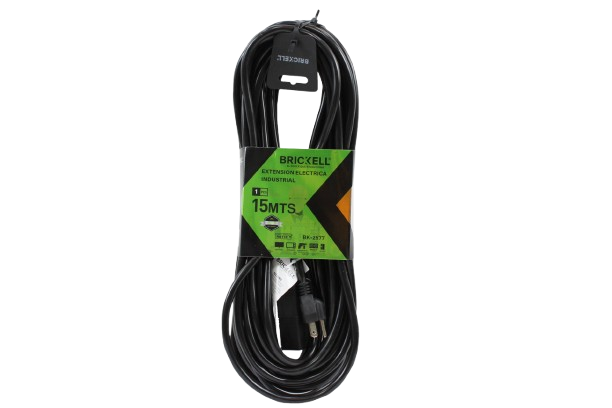 EXTENSION CON REGLETA 15MTS 15AMP/14awg UNID BRICKELL