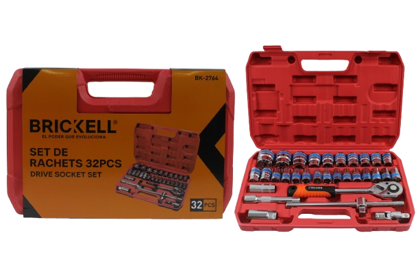 SET DE RACHET 32 PZAS MALETIN UNID BRICKELL