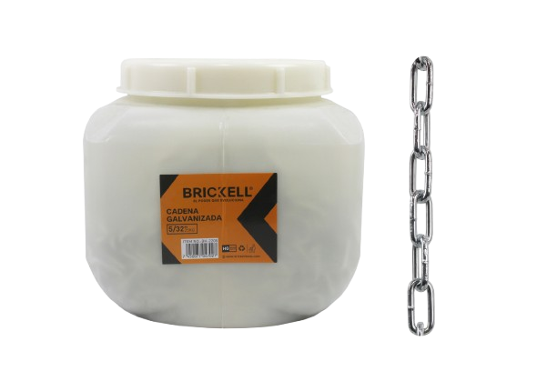 CADENA GALVANIZADA 5/32" 25KG UNID BRICKELL