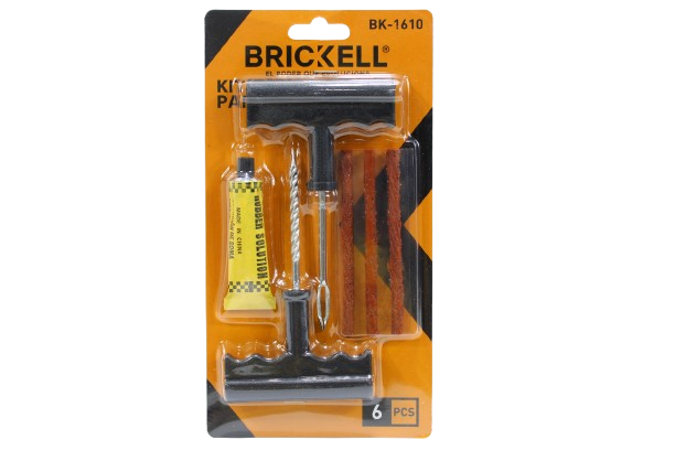 KIT PARA REPARAR LLANTAS 6PZAS UNID BRICKELL