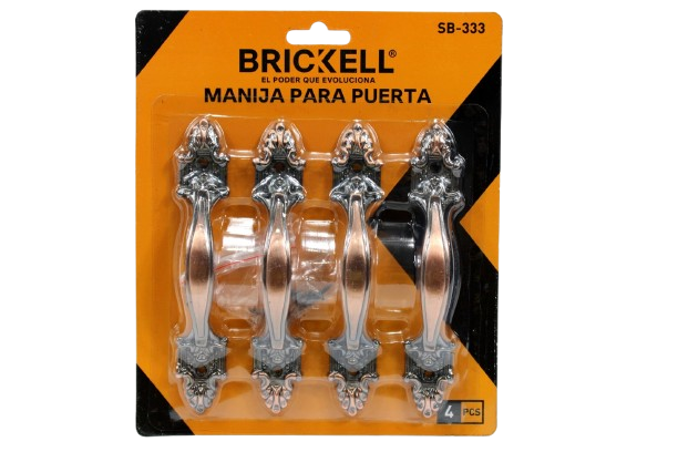 MANILLA PARA PUERTA 4PZA BRONCE UNID BRICKELL