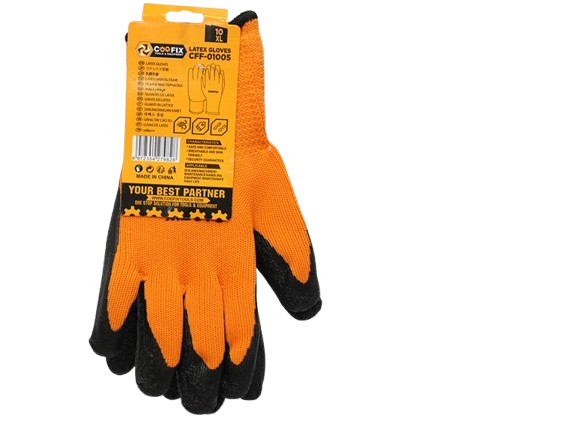 GUANTES LATEX CON TELA XL PAR UNID COOFIX