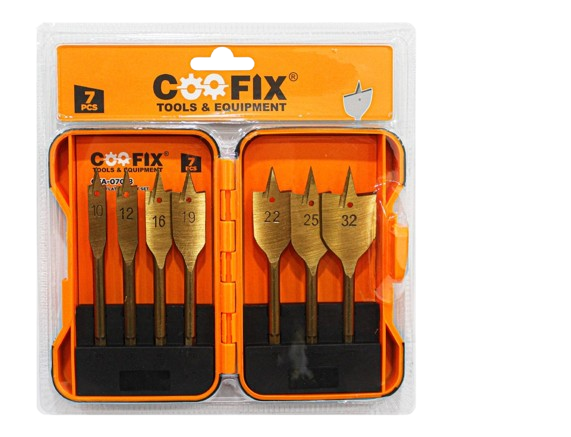 SET DE BROCAS PARA MADERA 7PCS UNID COOFIX