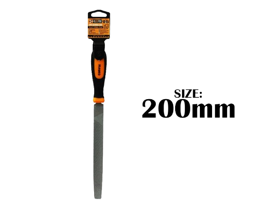 LIMA DE ACERO PLANA  4"  200MM UNID COOFIX
