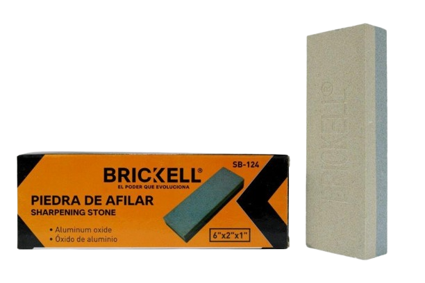 PIEDRA DE AFILAR AMOLAR 8"x2"x1" UNIS BRICKELL