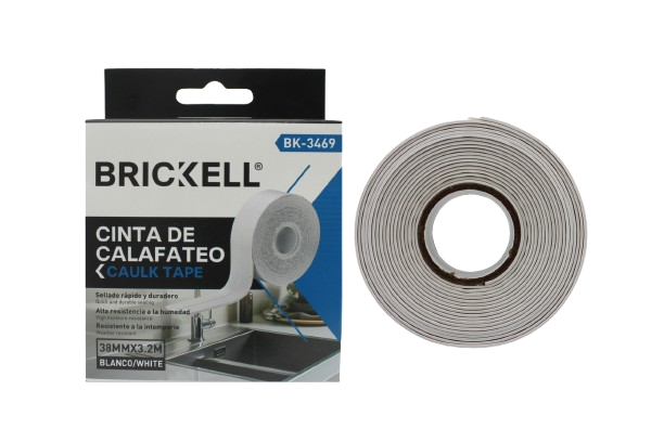 CINTA ADHESIVA SELLADOR/CALAFATEO PVC 38MMx3.2MTS UNID BRICKELL