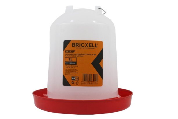 BEBEDERO PARA POLLOS 8LTS UNID BRICKELL