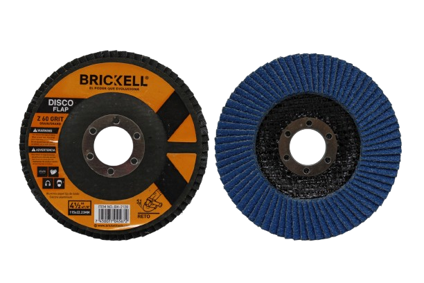 DISCO FLAP 4 1/2" GRANO #60 UNID BRICKELL