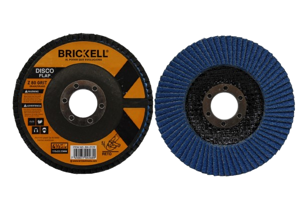 DISCO FLAP 4 1/2" GRANO #80 UNID BRICKELL