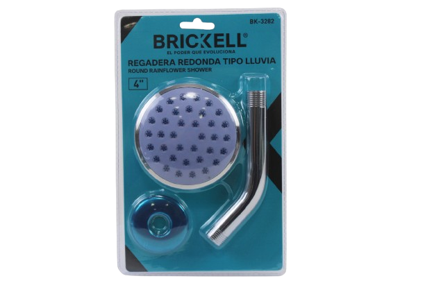 DUCHA REDONDA 4" CON TUBO UNID BRICKELL