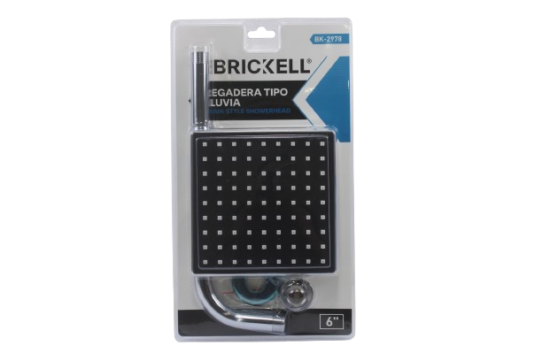 SET DUCHA 6" +TUBO ACERO INOXIDABLE UNID BRICKELL