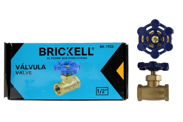 LLAVE DE PASO 1/2" 180GR UNID BRICKELL