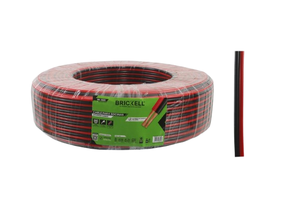 CABLE PARA PARLANTES 2X16AWG 100MTS UNID BRICKELL