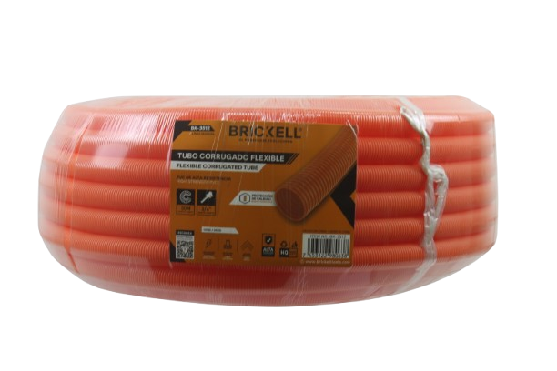 MANGUERA FLEXIBLE CONDUIT 3/4" - 50MTS CORRUGADO UNID BRICKELL