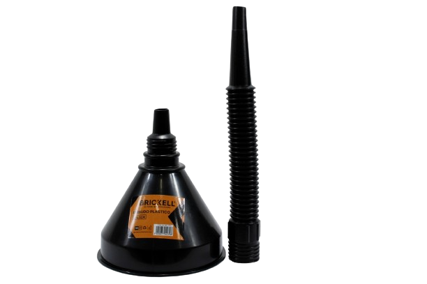 EMBUDO PLASTICO CON EXTENSION 15CM UNID BRICKELL