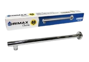 TUBO PARA DUCHA DE ACERO INOX DE LUJO 40 CM UNID GRIMAX