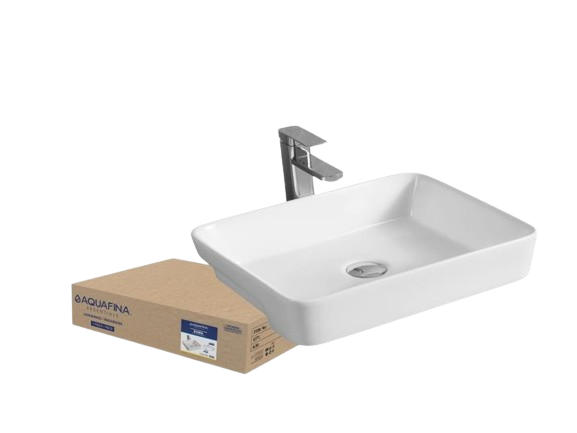 LAVAMANOS SEMIEMPOTRADO ROMA - BLANCO UNID AQUAFINA