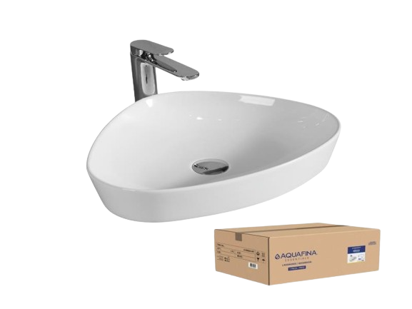 LAVAMANOS TIPO VASIJA PERUGIA-BLANCO UNID AQUAFINA