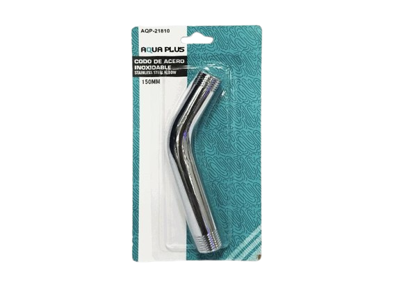 TUBO PARA REGADERA 15CM ACERO INOXIDABLE UNID AQUA PLUS