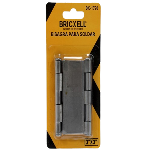 BISAGRA PARA SOLDAR 3X3 2PZAS UNID BRICKELL