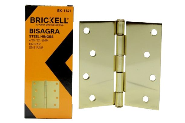 BISAGRA TIPO LIBRO 4"X4" 2PZAS UNID BRICKELL