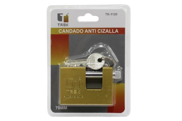 CANDADO ANTI CIZALLA 70MM UNID TREK