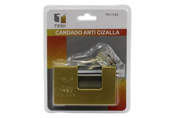 CANDADO ANTI CIZALLA 90MM UNID TREK