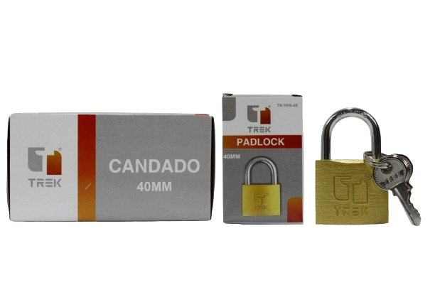 CANDADO LATON SOLIDO ARCO 40 MM UNID TREK