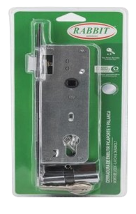 CERRADURA DE EMBUTIR 35MM PICAPORTE Y PALANCA UNID RABBIT