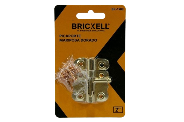 PASADOR TIPO MARIPOSA 2" DORADO UNID BRICKELL
