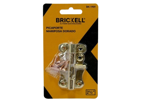 PASADOR TIPO MARIPOSA 2 1/2" DORADO UNID BRICKELL