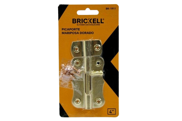 PASADOR TIPO MARIPOSA 4" DORADO UNID BRICKELL