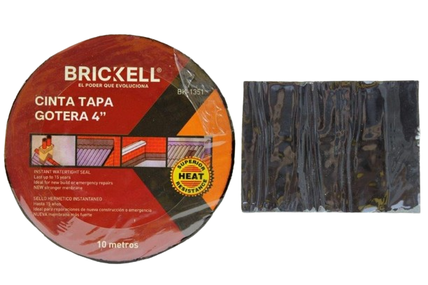 CINTA TAPA GOTERA 4" L=10 METROS UNID BRICKELL