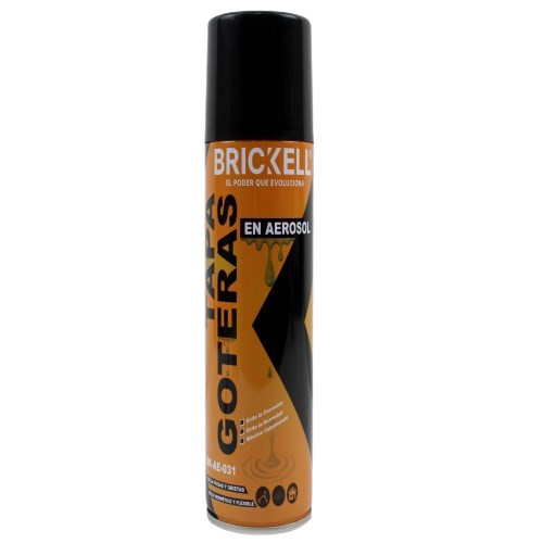 TAPA GOTERAS SPRAY 450ML COLOR NEGRO UNID BRICKELL