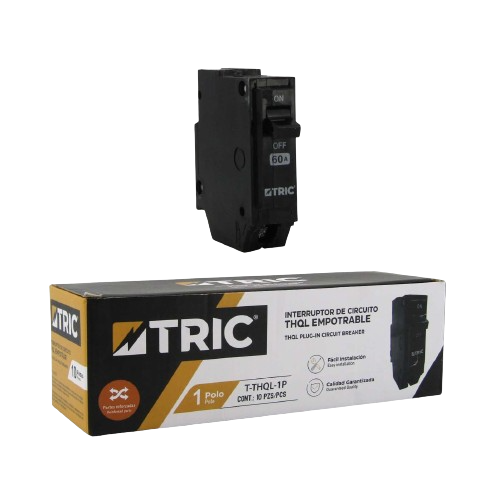BREAKER INTERRUPTOR DE CIRCUITO THQL EMPOTRAR SENCILLO 60A UNID TRIC