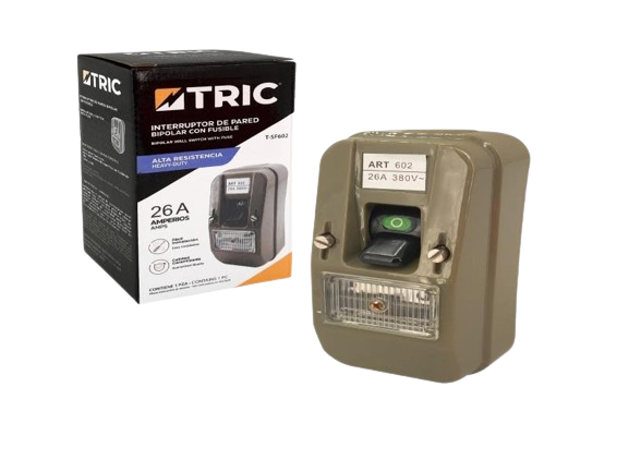 BREAKER SUPERFICIAL 2 POLOS /26A (F.F.) UNID TRIC