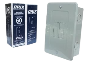 CAJA PARA BREAKER METAL 2 CIRCUITOS UNID ORIX