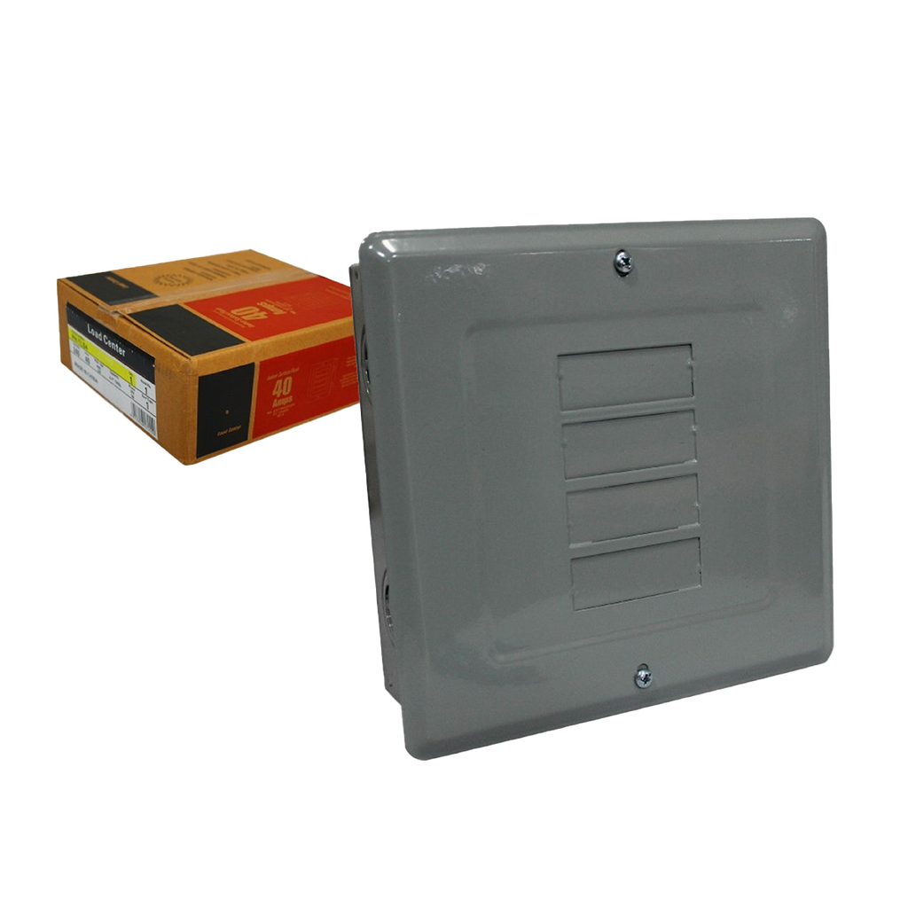 CAJA PARA BREAKER METAL 4 CIRCUITOS  40 AMP UNID LOAD CENTER