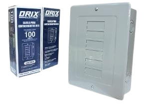 CAJA PARA BREAKER METAL 6 CIRCUITOS  UNID ORIX
