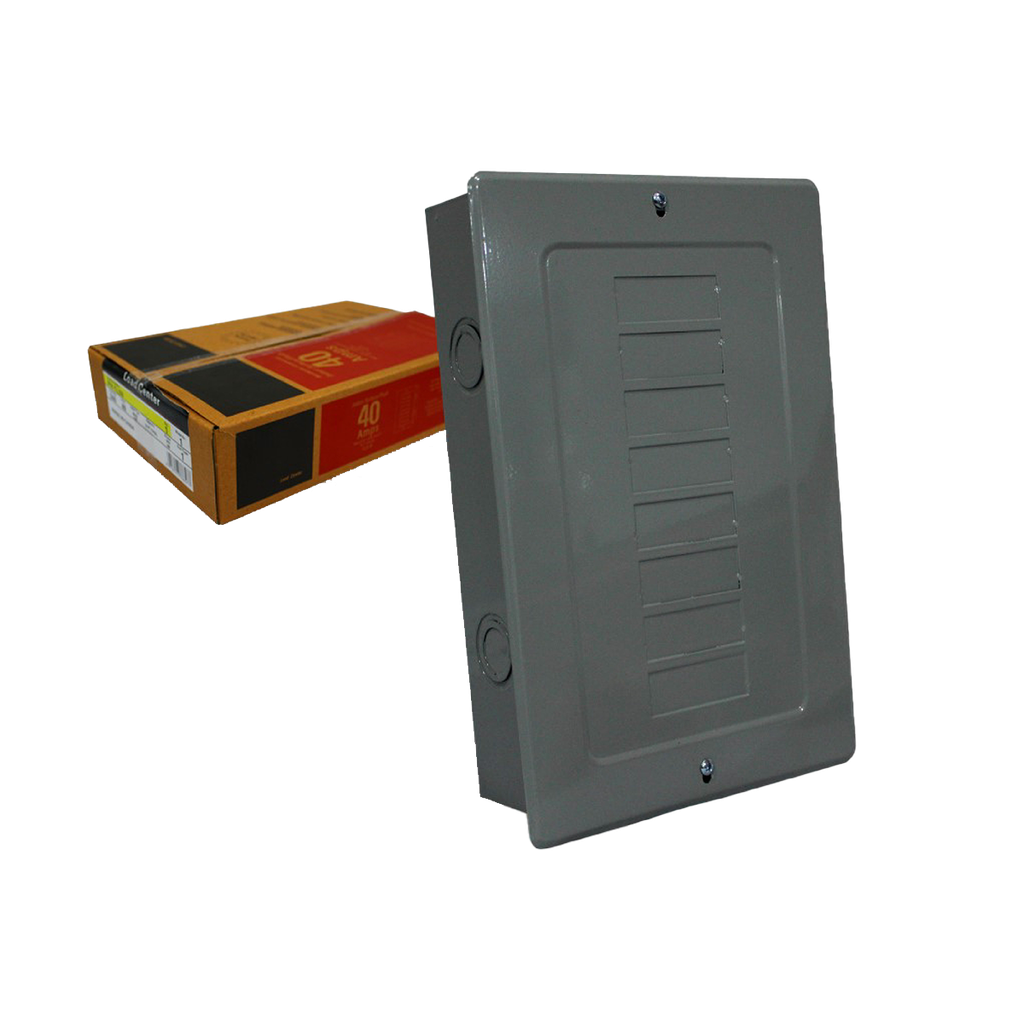 CAJA PARA BREAKER METAL 8 CIRCUITOS 40 AMP UNID LOAD CENTER