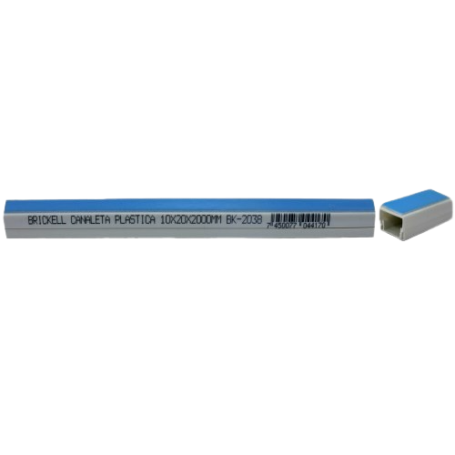 CANALETA DE PVC CON ADHESIVO 20x10x2000MM UNID BRICKELL