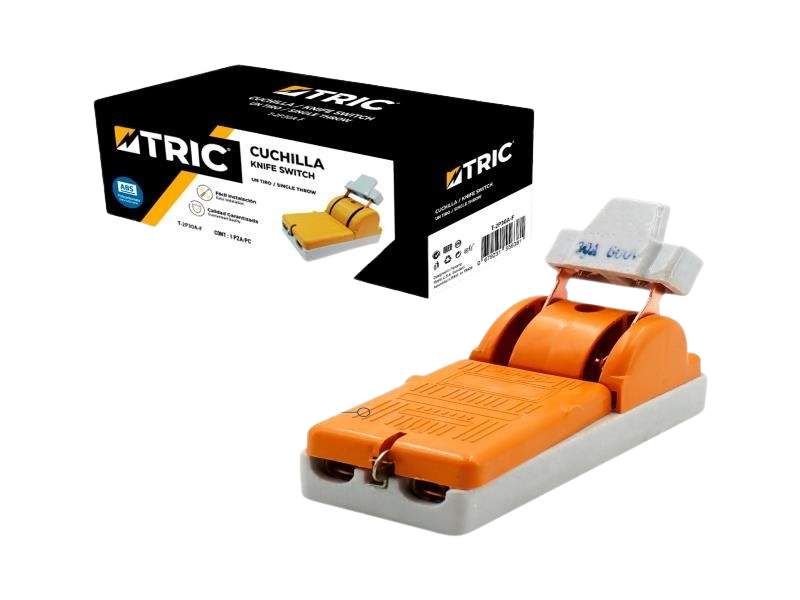 CUCHILLA 1 PASE/2 POLOS/CON FUSIBLE 30 AMP UNID TRIC