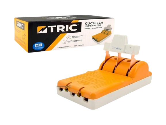 CUCHILLA 1 PASE/3 POLOS/CON FUSIBLE 60AMP UNID TRIC