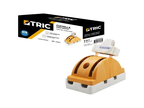 CUCHILLA 2 PASES/2 POLOS/CON FUSIBLE 30 AMP UNID TRIC