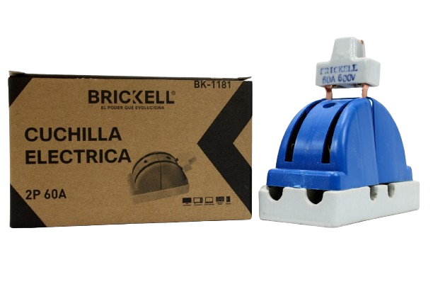 CUCHILLA ELECTRICA DOBLE PASE 2P*60A UNID BRICKELL